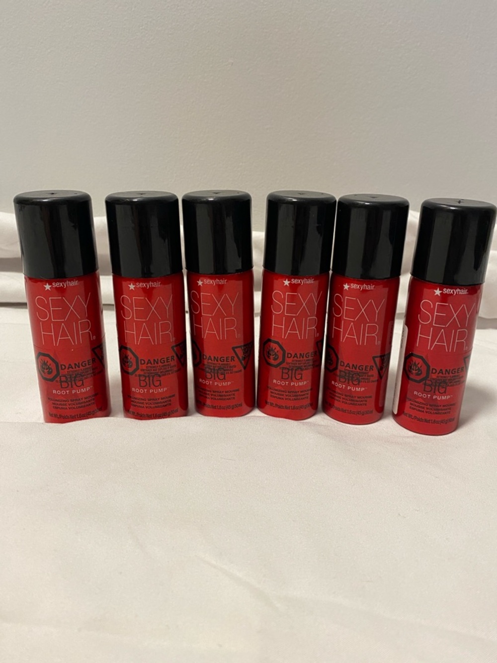 Sexy hair big root pump volumizing spray mousse 6x 50 ml
